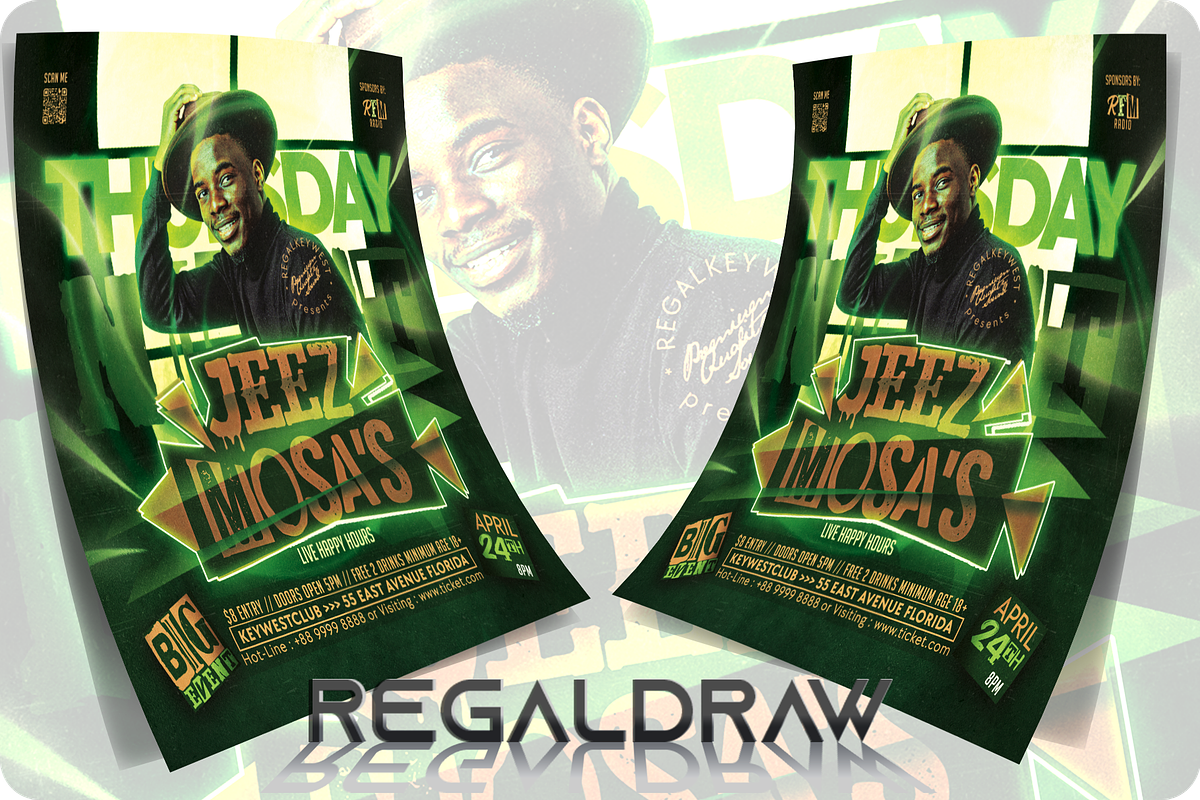 Artist Flyer, a Flyer Template by regalDRAW (Photo 2 of 3)