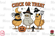 Chick or Treat Funny Chicken PNG, a Graphic by Moss Rose (Thumbnail 1 of 3)