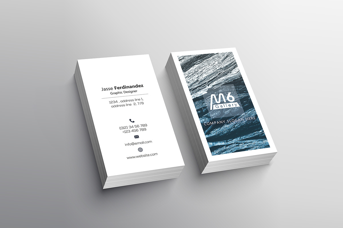 Unique 50 Business Card Bundle, a Business Card Template by M6 Gallery (Photo 76 of 151)