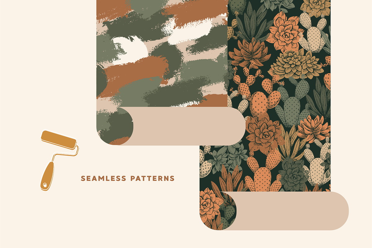 HELLO CACTUS — succulent design kit, a Decorative Illustration by adehoidar (Photo 12 of 12)