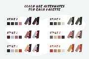 Terrazzo Color Font Family, a Font by Didem Ogmen (Thumbnail 6 of 12)