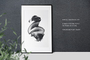BLACK AND WHITE FRAME MOCKUP, a Product Mockup by Yuri-U (Thumbnail 7 of 10)