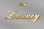 Gold Text Effect Style Collection, a Layer Style Add-On by Mockmenot (Thumbnail 7 of 9)