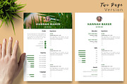Creative CV Design / Resume - Hannah, a Resume Template by Templates Design Co. (Thumbnail 3 of 17)