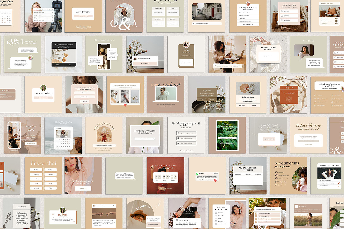 Instagram Engagement Booster | CANVA, a Social Media Template by Lyrata Studio (Photo 5 of 21)