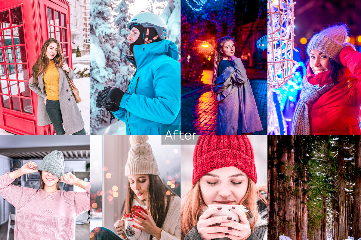 15 Vibrant Winter Lightroom Presets, a Preset Add-On by RamsaGraphi (Photo 3 of 9)