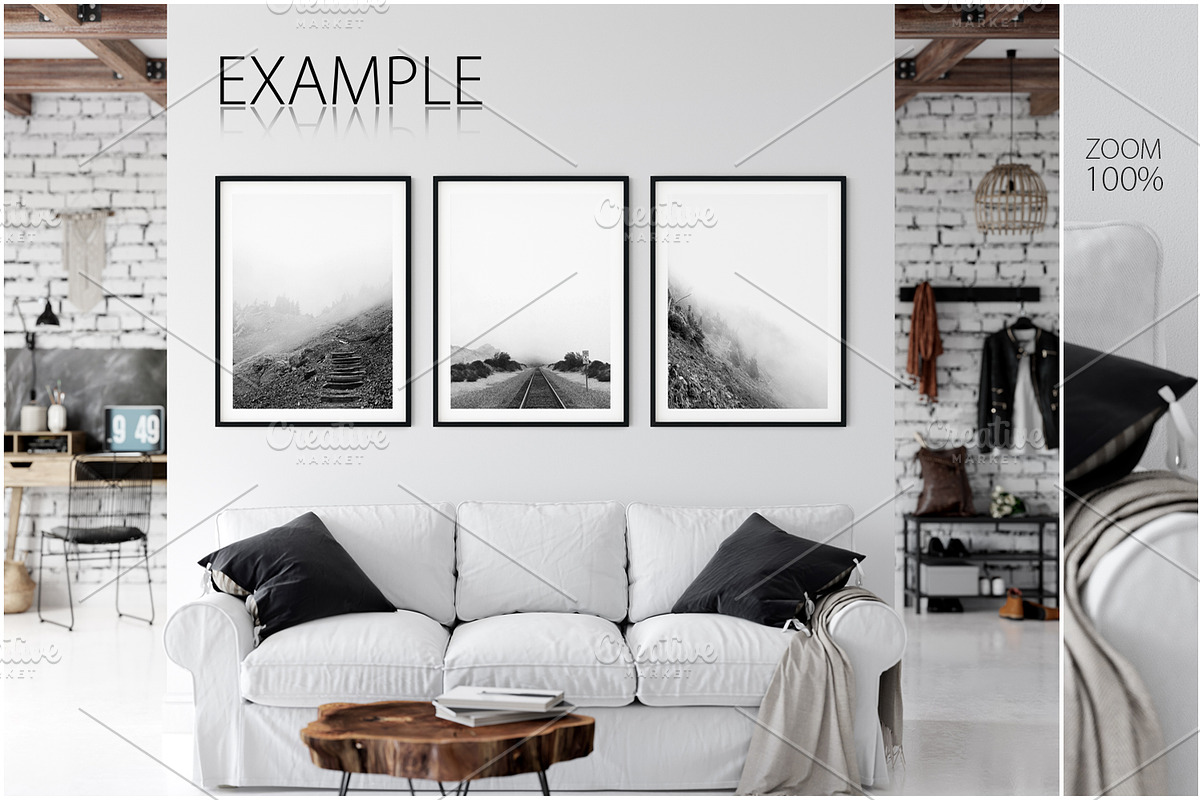 Frames & Walls Scandinavian Bundle-2, a Print Template by Yuri-U (Photo 9 of 44)