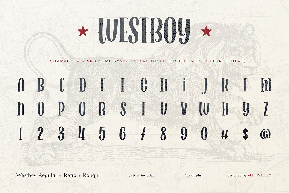 Westboy - Vintage Themed Font preview 5