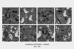 Halloween Retro Cartoon Collection