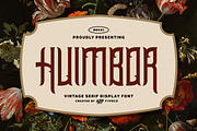 Huimbor - Vintage Serif Display Font, a Serif Font by Fype Co. (Thumbnail 1 of 5)