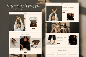 Modern Shopify Theme, a Shopify Template by Asha Glenn Design Studio