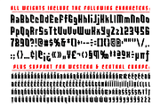 Deadline Tight - tall blocky 3D font, a Font by Comicraft Fonts (Thumbnail 6 of 6)