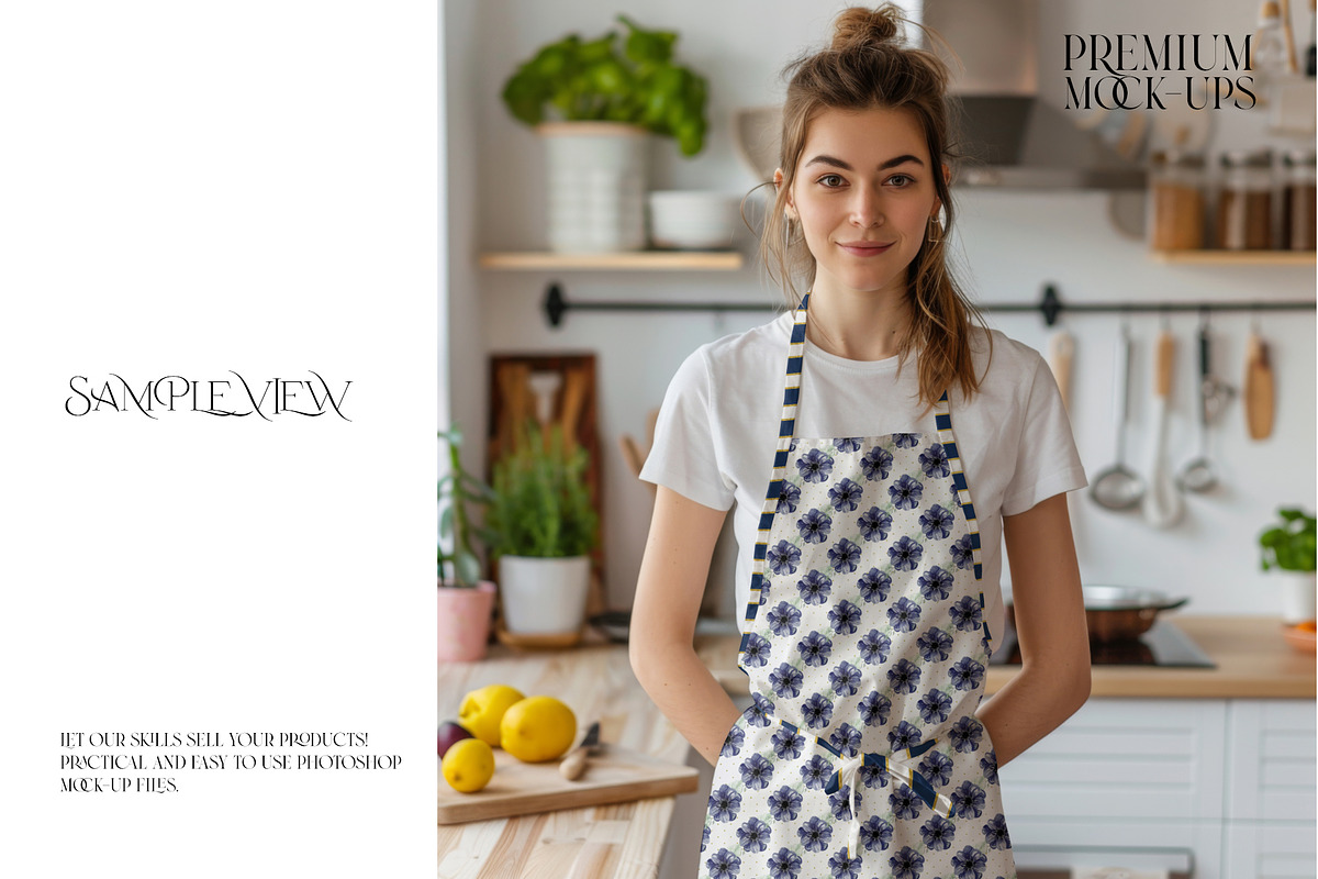 Kitchen Apron Mockups, a Household Mockup by mock-ups (Photo 12 of 12)