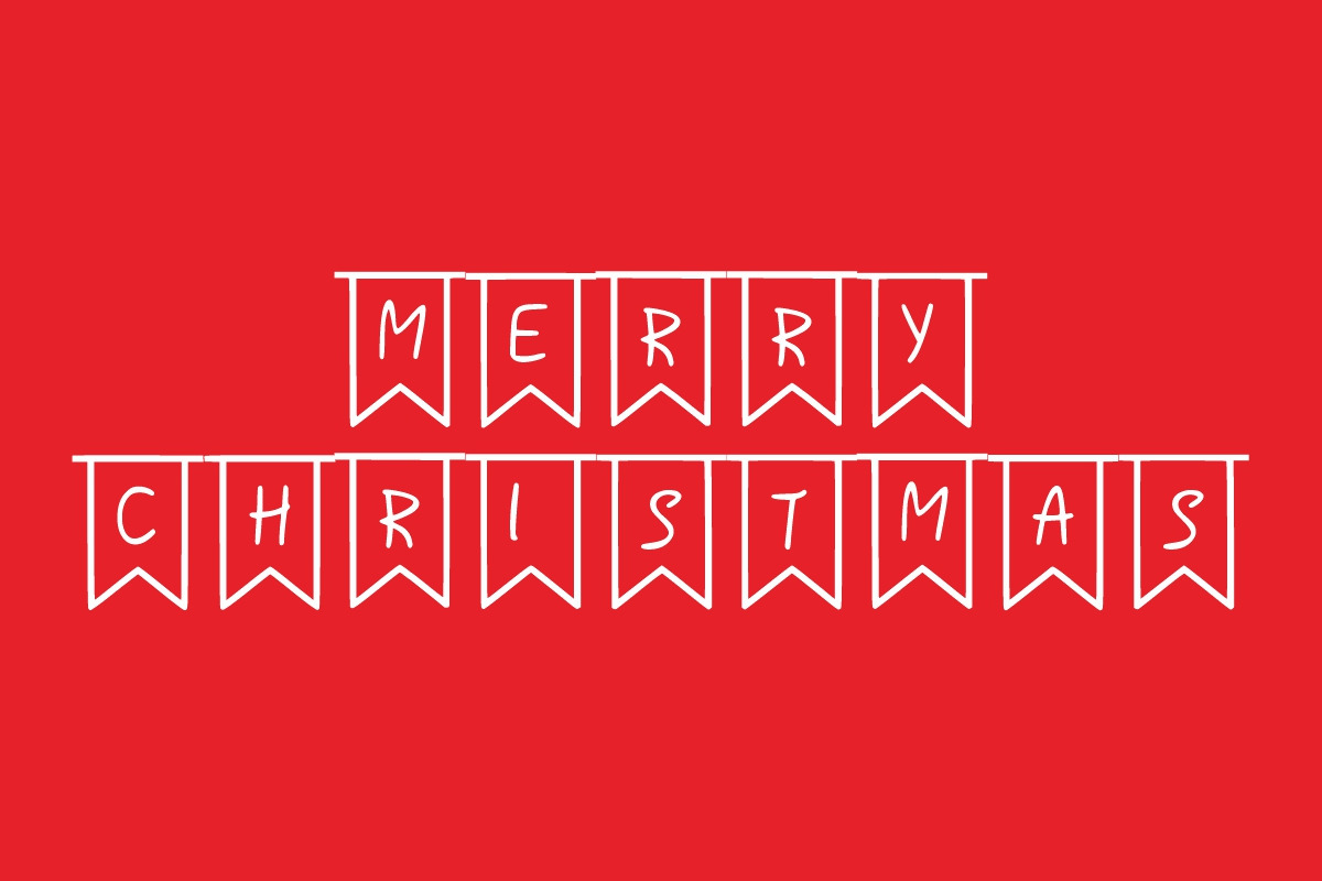 Happy Banner, a Symbol Font by Fourteen Letter (Photo 4 of 6)
