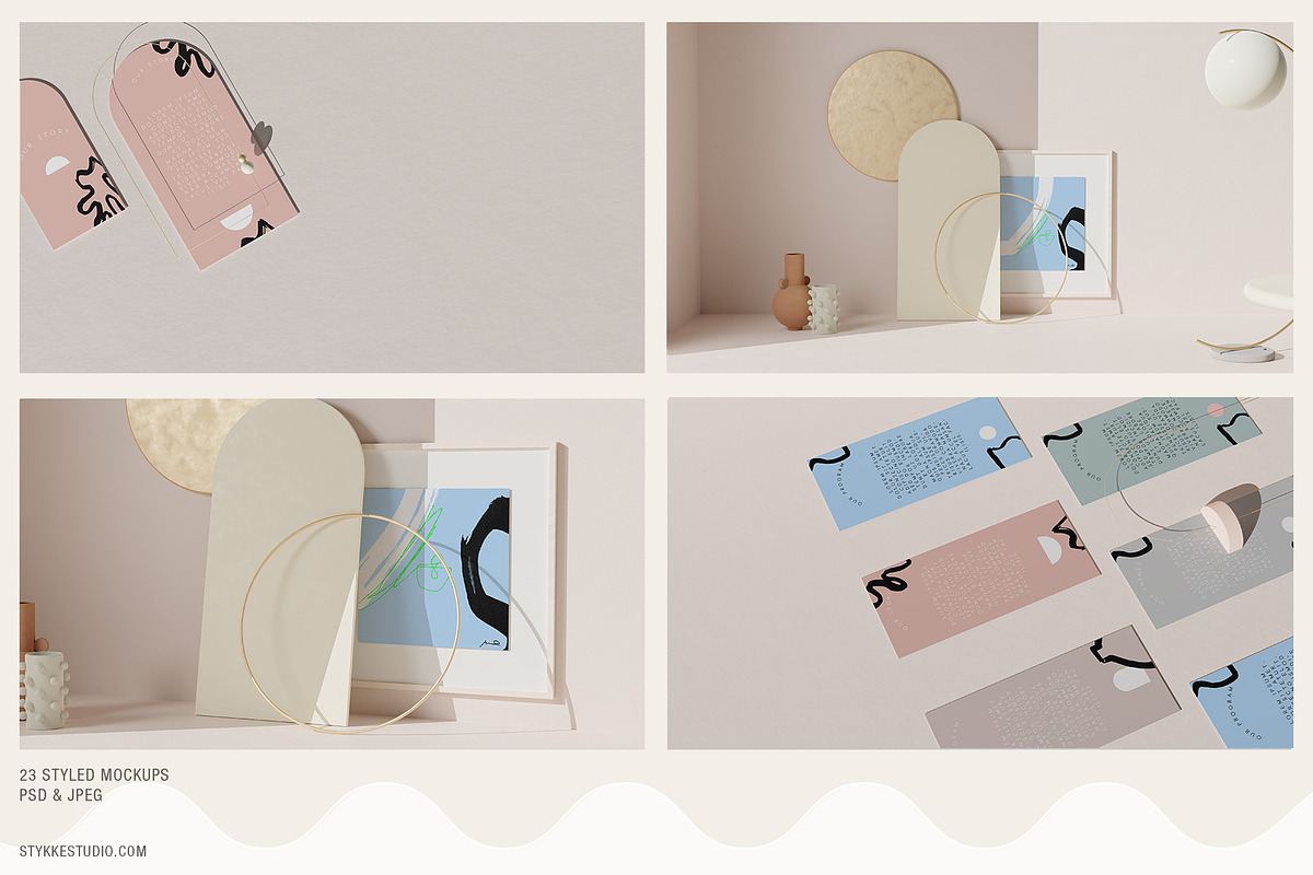 CLOUDY - Contemporary Modern Mockup, a Product Mockup by Stykke Studio (Photo 4 of 17)