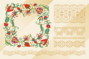 Floral frames, decor, patterns, a Decorative Illustration by Dainia (Thumbnail 2 of 2)