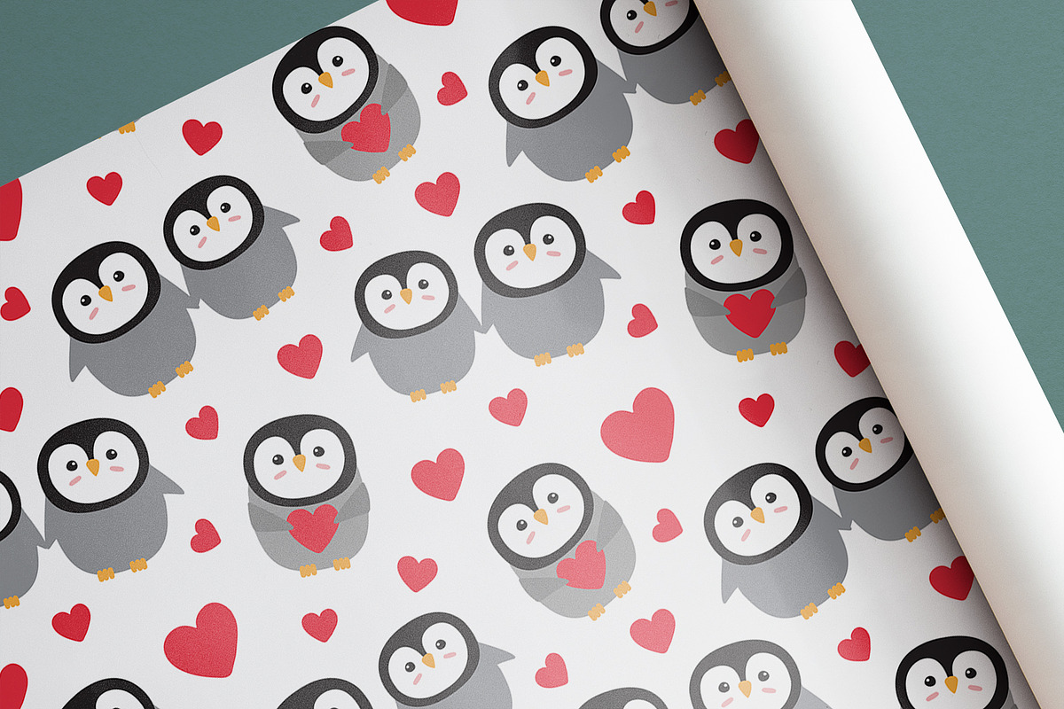 Valentine seamless patterns set, a Pattern Graphic by Swetsol (Photo 3 of 7)