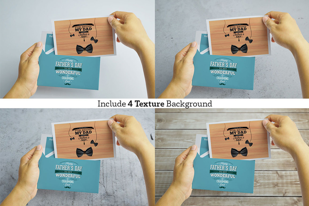 Postcard BUNDLE Mock-Ups, a Print Template by Kongkow (Photo 5 of 5)