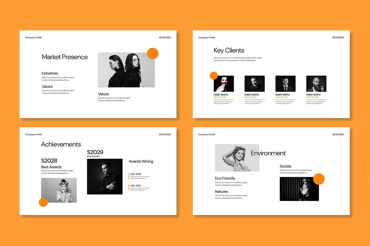 Company Profile Presentation, a Presentation Template by Mighty-Slide (Photo 4 of 6)