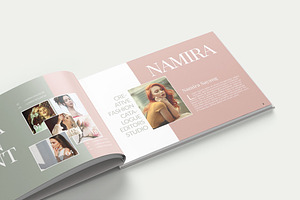 NAMIRA FASHION A4 LANDSCAPE TEMPLATE