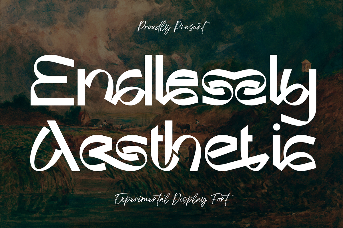 Endlessly Aesthetic - Unique Font, a Sans Serif Font by 177Studio (Photo 1 of 8)