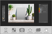 Portrait Flyer Garden Setting PSD, a Product Mockup by Bruno's Shop (Thumbnail 2 of 3)