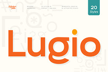 Lugio Sans Modern Geometric Family