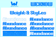 Abundance Font, a Sans Serif Font by weknow (Thumbnail 7 of 8)