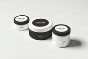 Cosmetic Jars Mock-up, a Packaging Mockup by DesignRushMarket (Thumbnail 3 of 7)