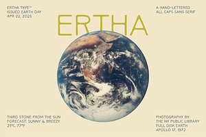 ERTHA by Abby Leighton, a Font by Abby Leighton Studio
