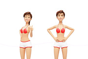 Jenny Swimsuit Character Promo Kit, a Person Illustration by Oleg Ribar (Thumbnail 15 of 27)