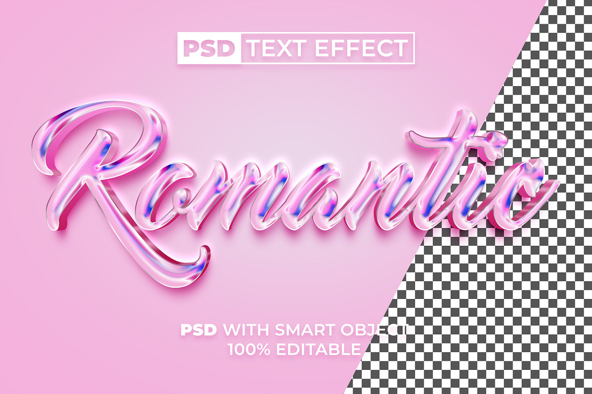 Romantic Text Effect Pink Style, a Layer Style Add-On by Mockmenot (Photo 4 of 5)