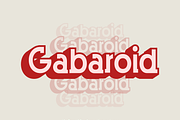 Gabaroid – Retro Display Font, a Sans Serif Font by CapeTypeFonts (Thumbnail 1 of 6)