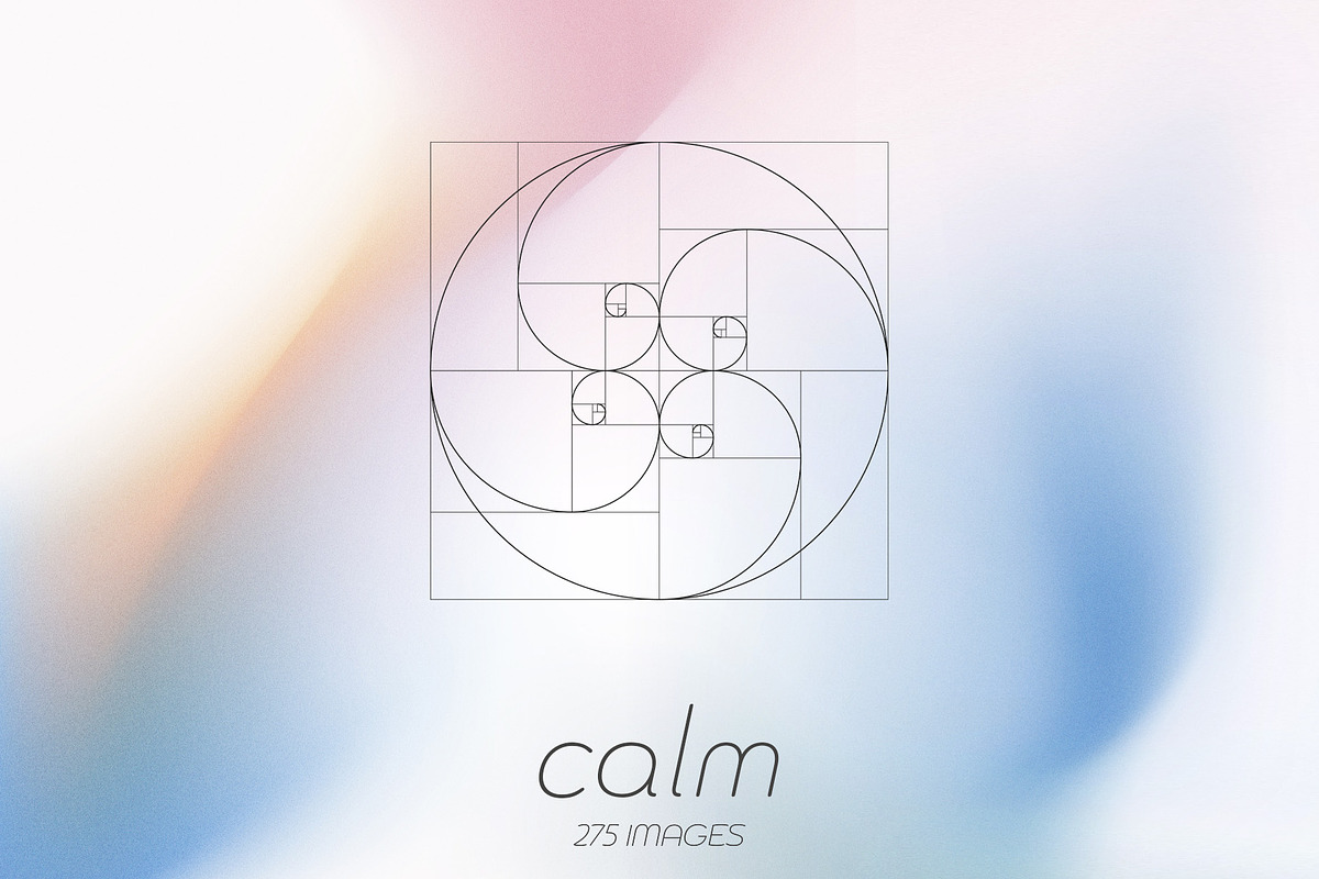 Calm Gradient & Vector Shapes Images, a Texture Graphic by Chus Moreno Studio (Photo 1 of 10)