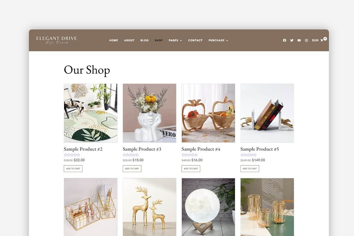 Elegant Drive WordPress Theme preview 4