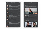 Konnect - Social Media Photoshop App, an UI Kit Template by themelove (Thumbnail 5 of 9)