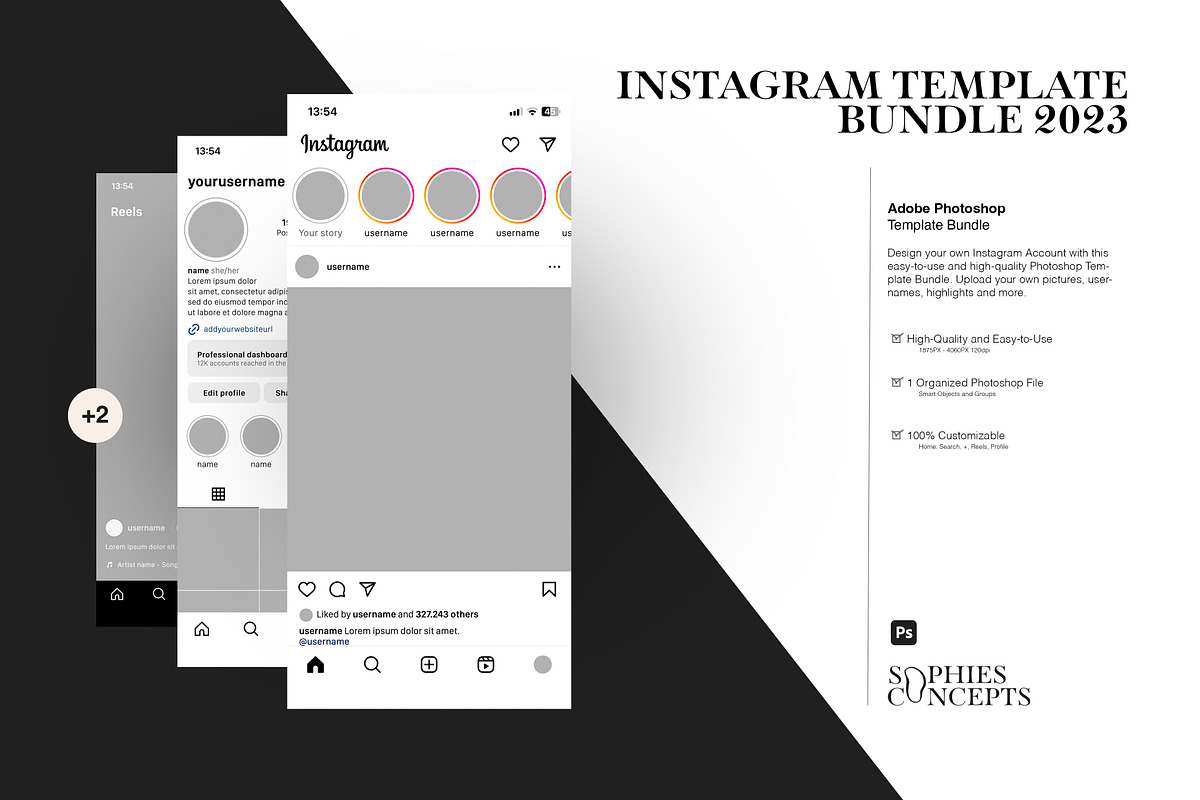 Instagram Template App | Business, a Templates & Theme by sophiesconcepts (Photo 1 of 4)