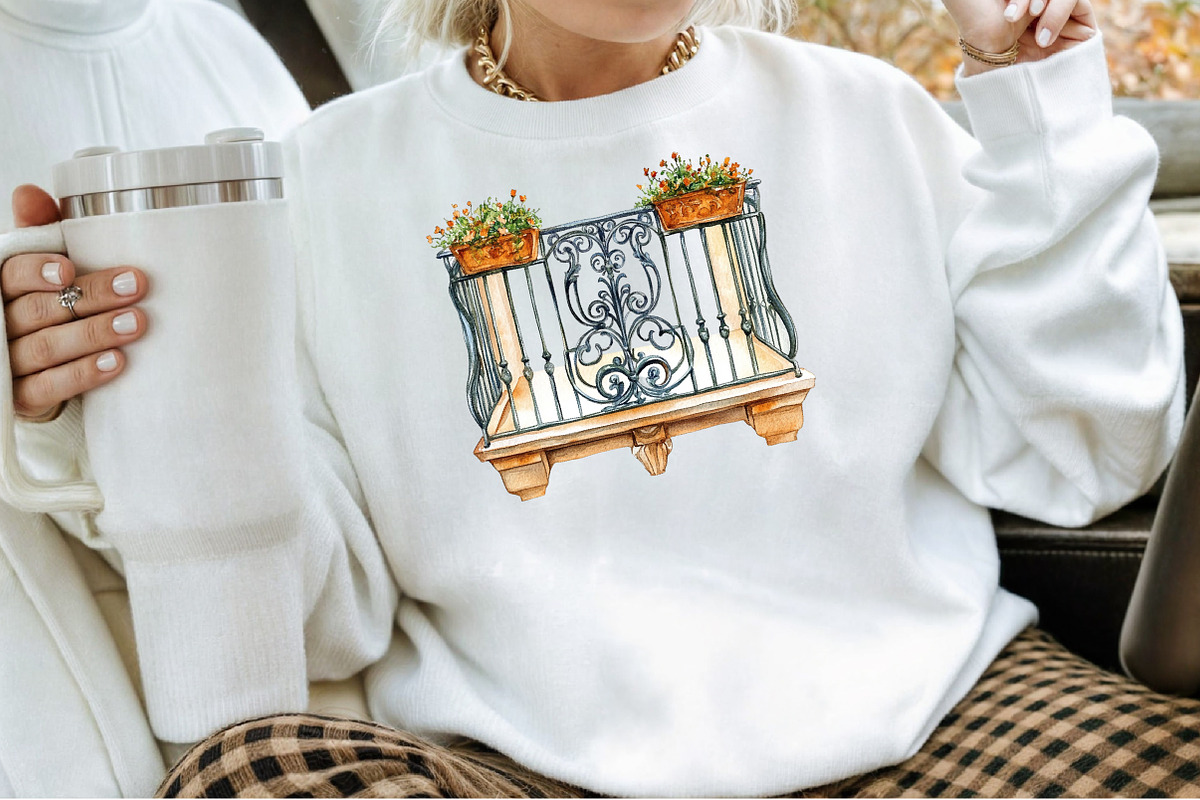 Vintage Clipart French Chateau Set, an Illustration by Sublimation Artist (Photo 4 of 6)