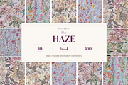 Lilac Haze Vintage Wildflowers, a Pattern Graphic by Ninterints (Thumbnail 1 of 10)
