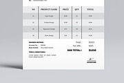 Simple Invoice Layout, a Stationery Template by MightyDesign (Thumbnail 5 of 8)