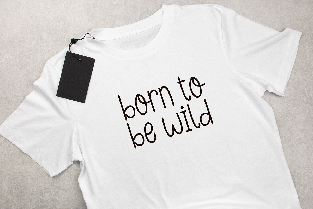 Monkeys & Gorillas Handritten Font, a Handwritten Font by Sofia Skoog (Photo 12 of 12)