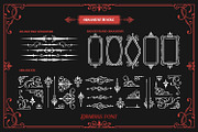 Dracolas, a Script Font by Vintage Division (Thumbnail 7 of 10)