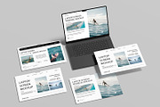 Laptop Screen Website Mockup, a Wearable Device Mockup by graphicsecond (Thumbnail 4 of 5)
