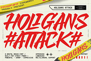 Holigans Attack – Street Font, a Handwritten Font by decographstud (Thumbnail 1 of 8)