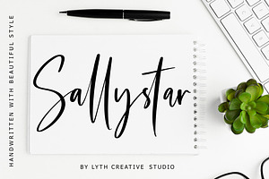 Sallystar Handwritten Font