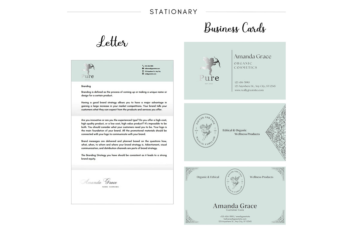 Canva Silver & Neutrals Brand Kit, a Branding & Logo Template by CopertiniStudio (Photo 8 of 9)