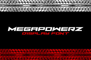 MEGAPOWERZ, a Font by Alphabet Agency (Thumbnail 1 of 5)