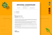 Professional Job Resume, a Resume Template by Nur Designer (Thumbnail 2 of 4)