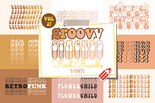 Groovy Stacked Font Bundle Vol.2