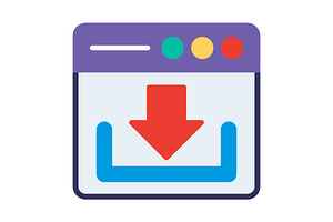 Download Flat Icon, a Duotone Icon by Pexelpy